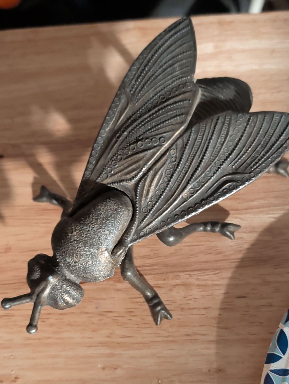 Vintage Brass Fly Ashtray Italy